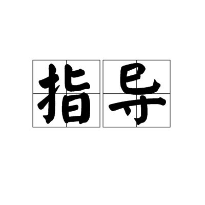 指導意思|指導（漢語詞語）